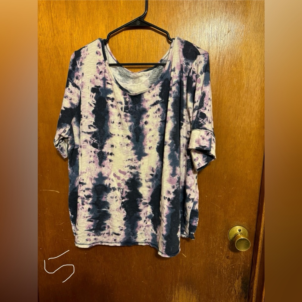 Blue & purple shirt size 22/24W